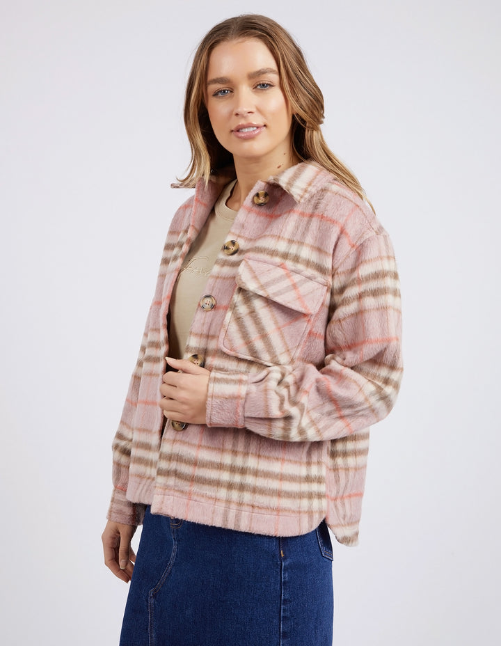 Foxwood | Frankie Check Jacket - Pink | Shut the Front Door