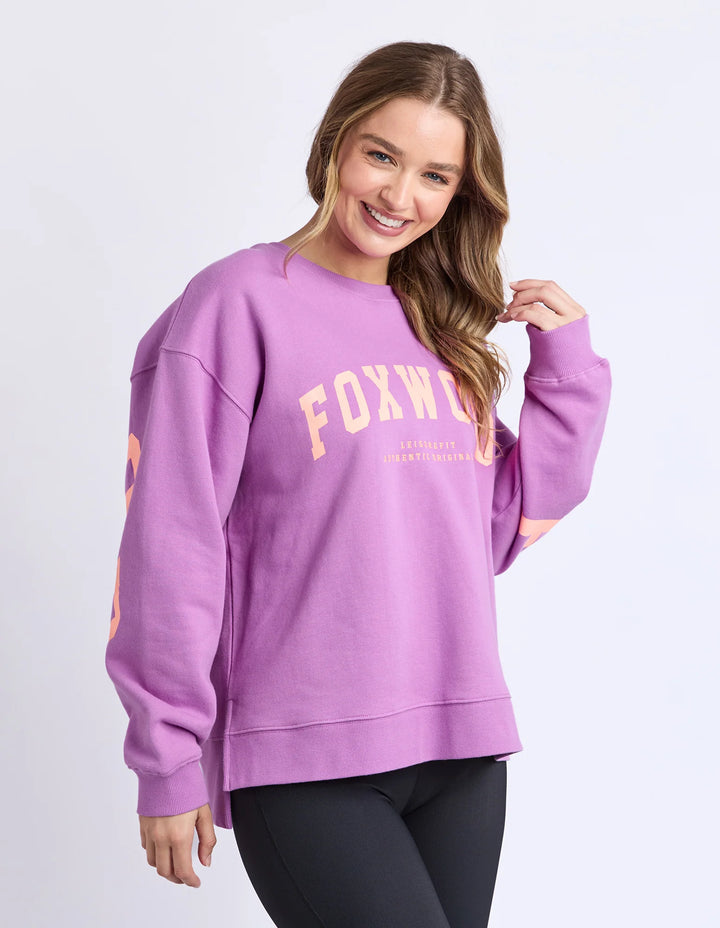 Foxwood | Interval Crew - Purple | Shut the Front Door