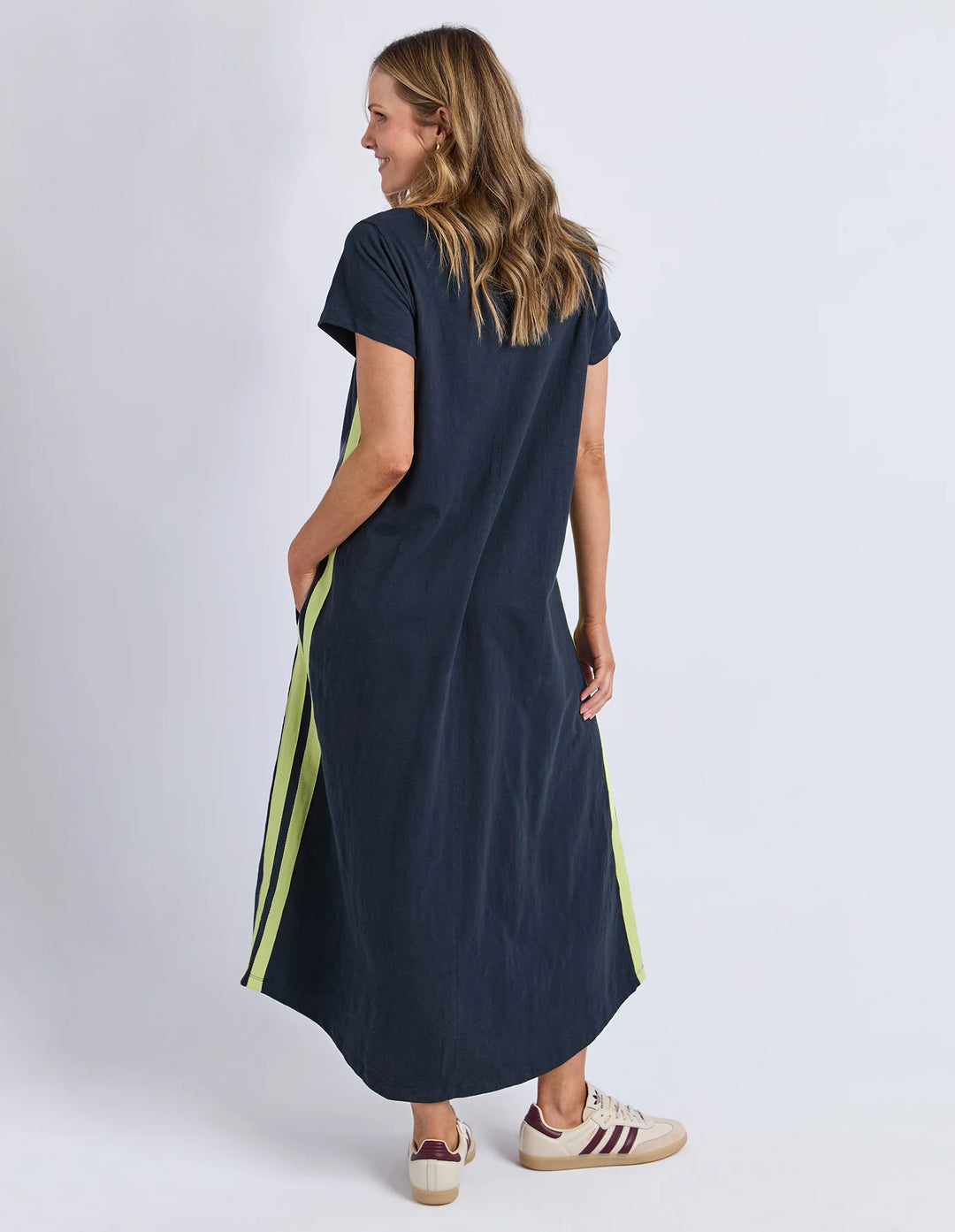 Recovery Dress - Navy Yellow