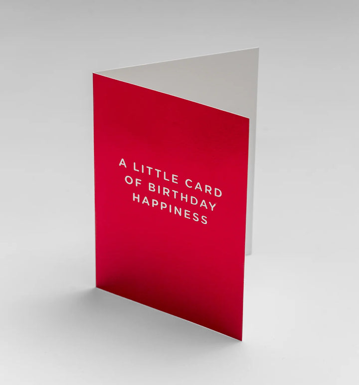 Card A Little Card Of Birthday Happiness