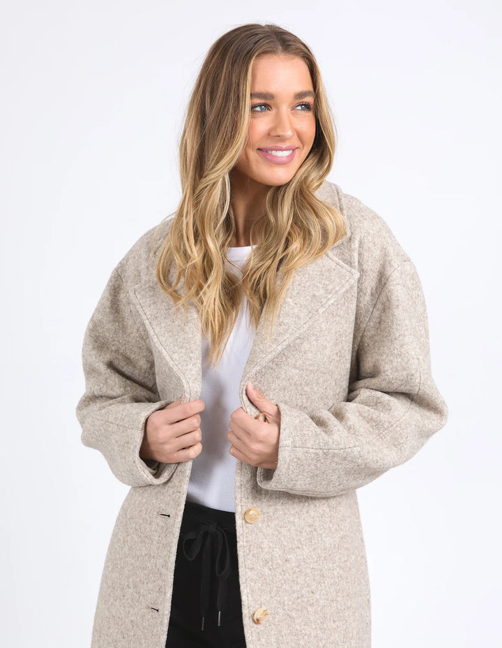 Foxwood | Whistler Coat - Oat | Shut the Front Door