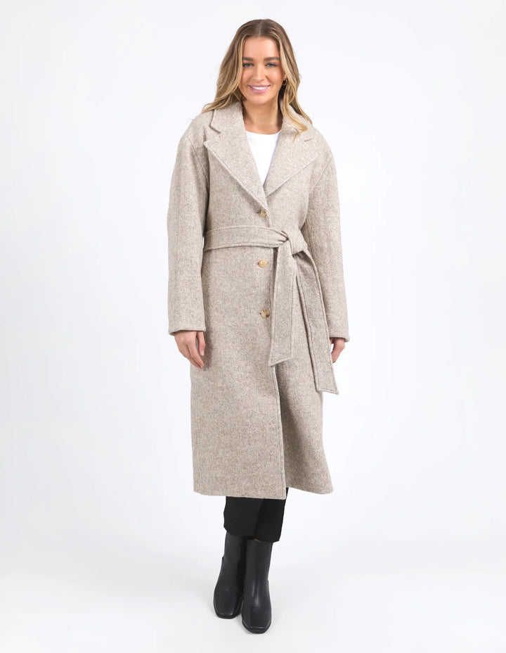 Foxwood | Whistler Coat - Oat | Shut the Front Door