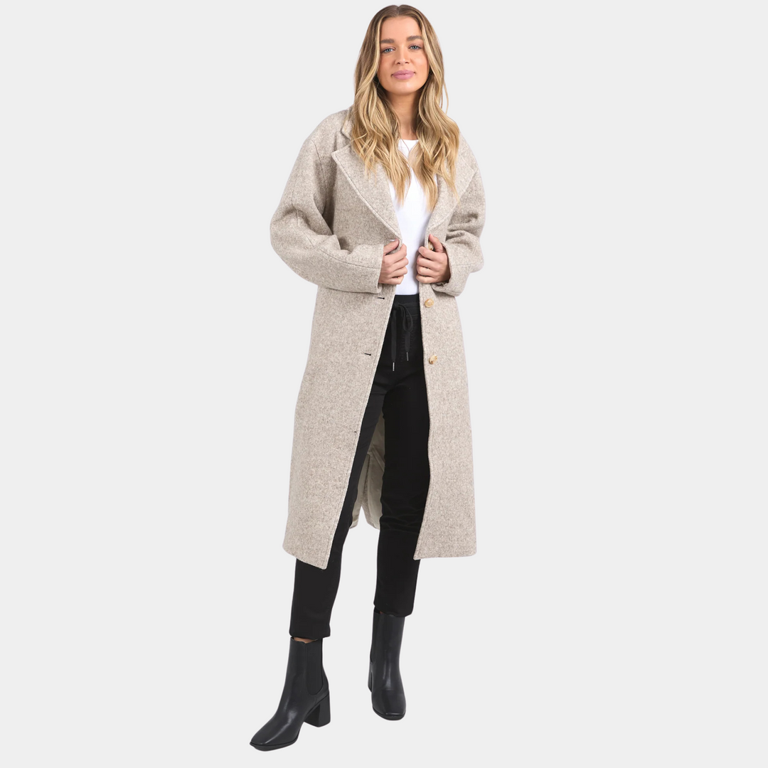 Foxwood | Whistler Coat - Oat | Shut the Front Door