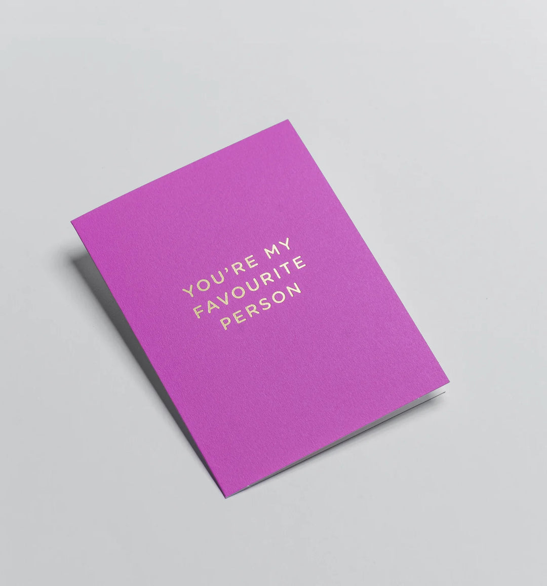 Card You're My Favourite Person - Pink