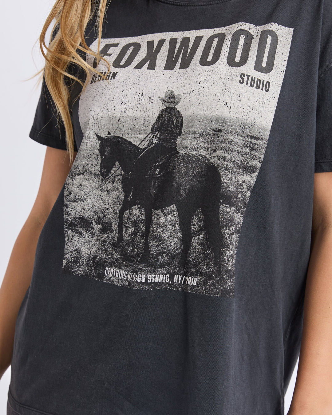 Rodeo Tee - Washed Black