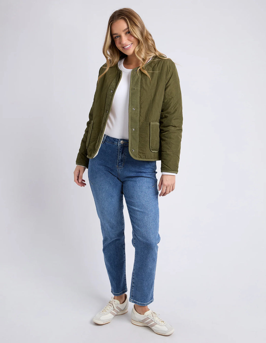 Foxwood | Alberta Quilted Jacket - Moss | Shut the Front Door