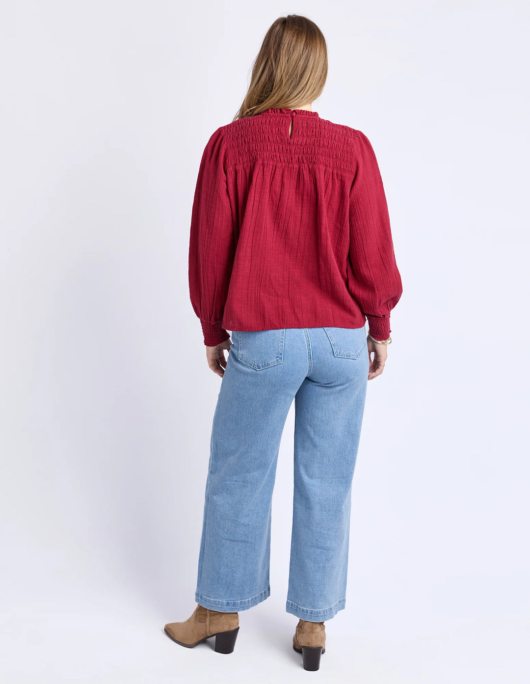 Whitney Top - Rhubarb Red
