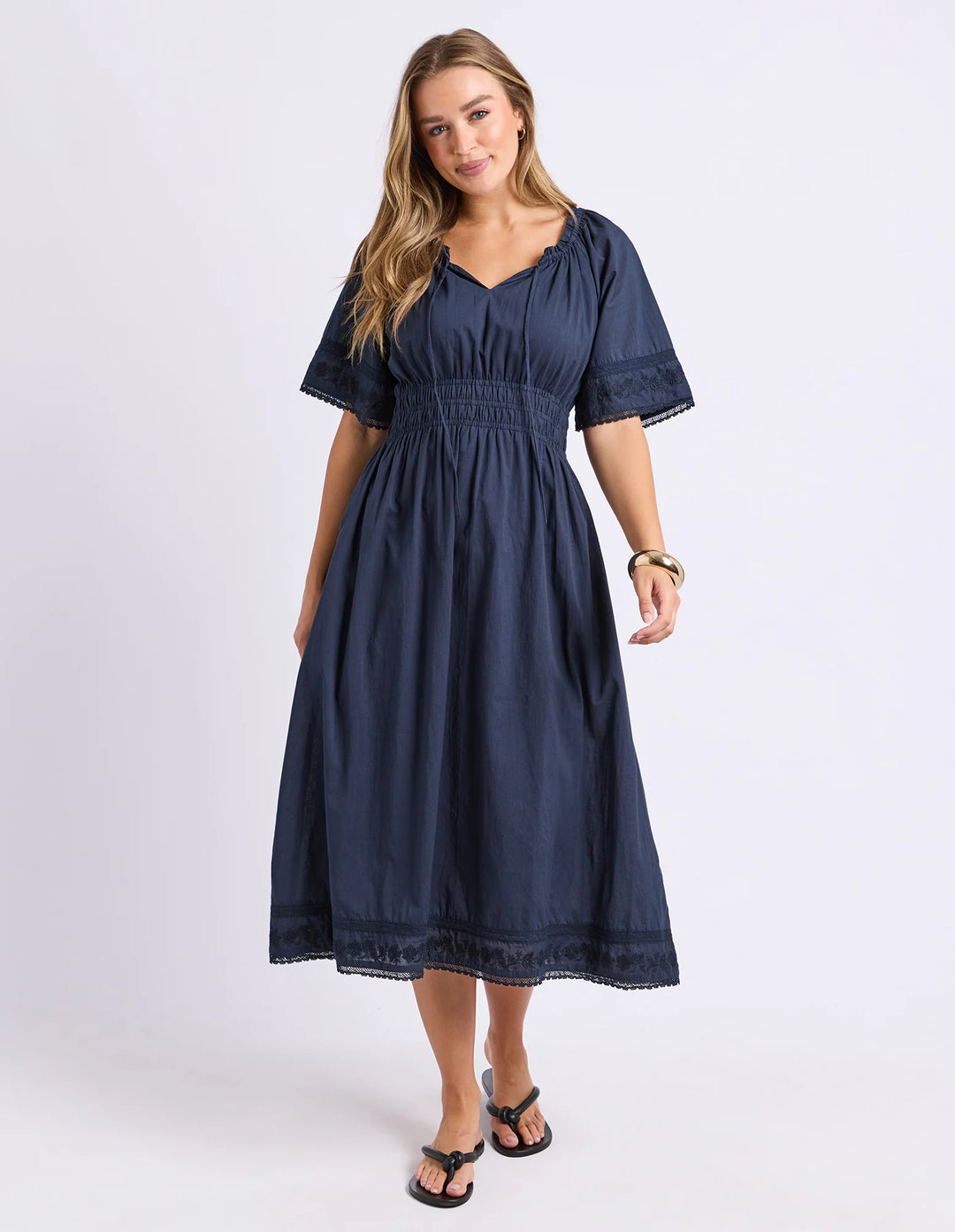Foxwood | Juna Dress - Dark Sapphire | Shut the Front Door