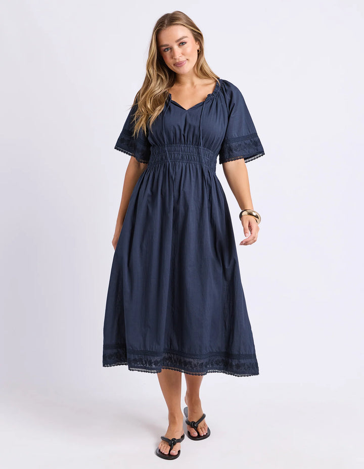 Foxwood | Juna Dress - Dark Sapphire | Shut the Front Door