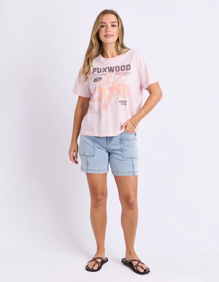 Foxwood | Hibiscus Tee - Pink | Shut the Front Door
