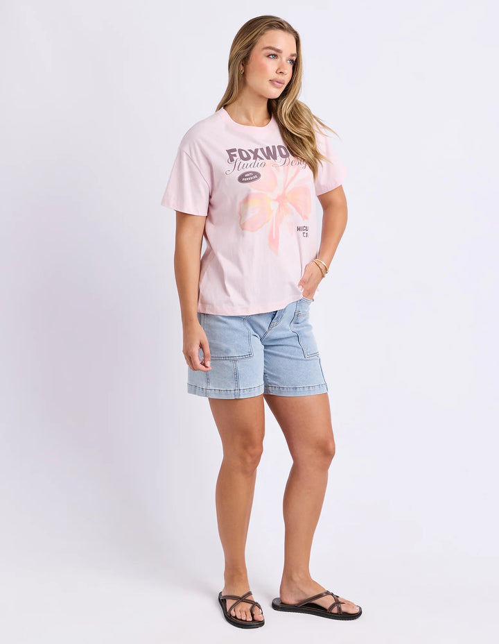 Foxwood | Hibiscus Tee - Pink | Shut the Front Door