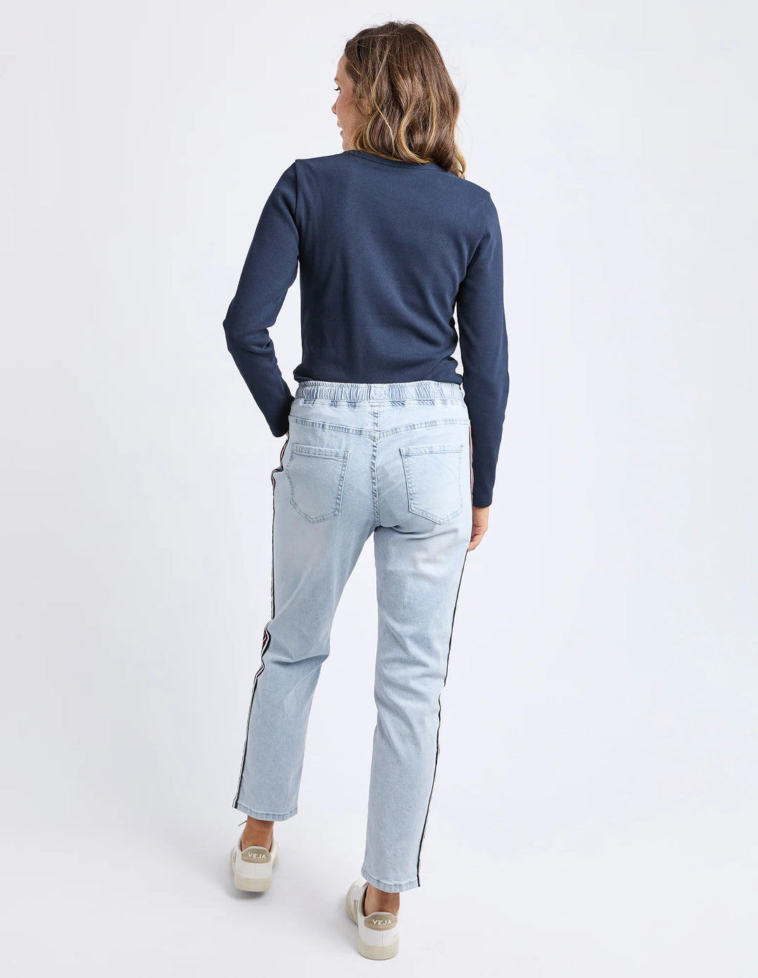 Foxwood | Juliette Taped Jogger - Light Blue | Shut the Front Door