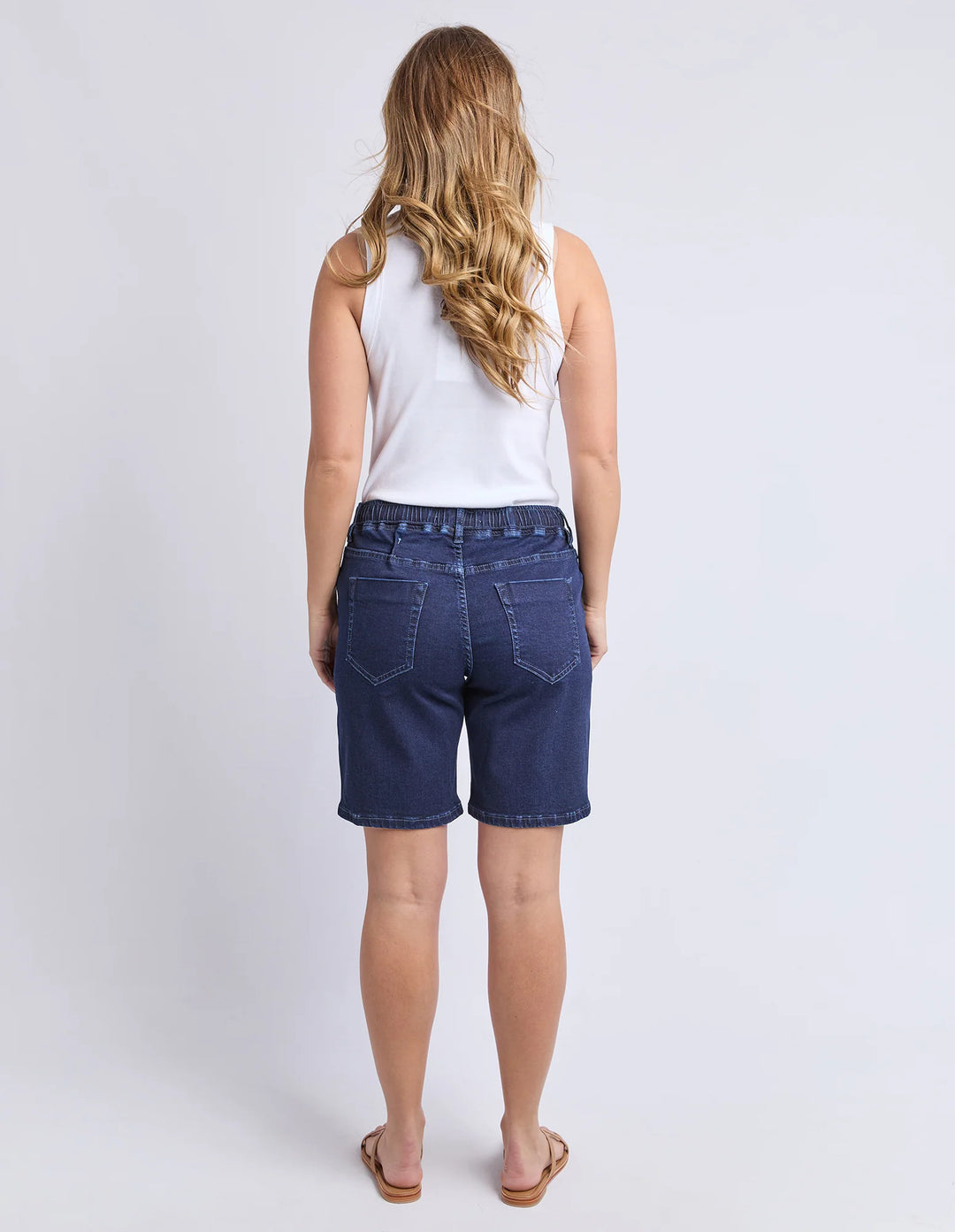 Gabby Bermuda Short - Dark Indigo