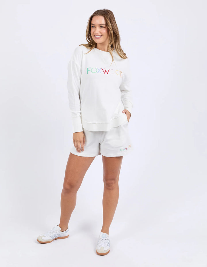 Simplified Confetti Crew - Vintage White