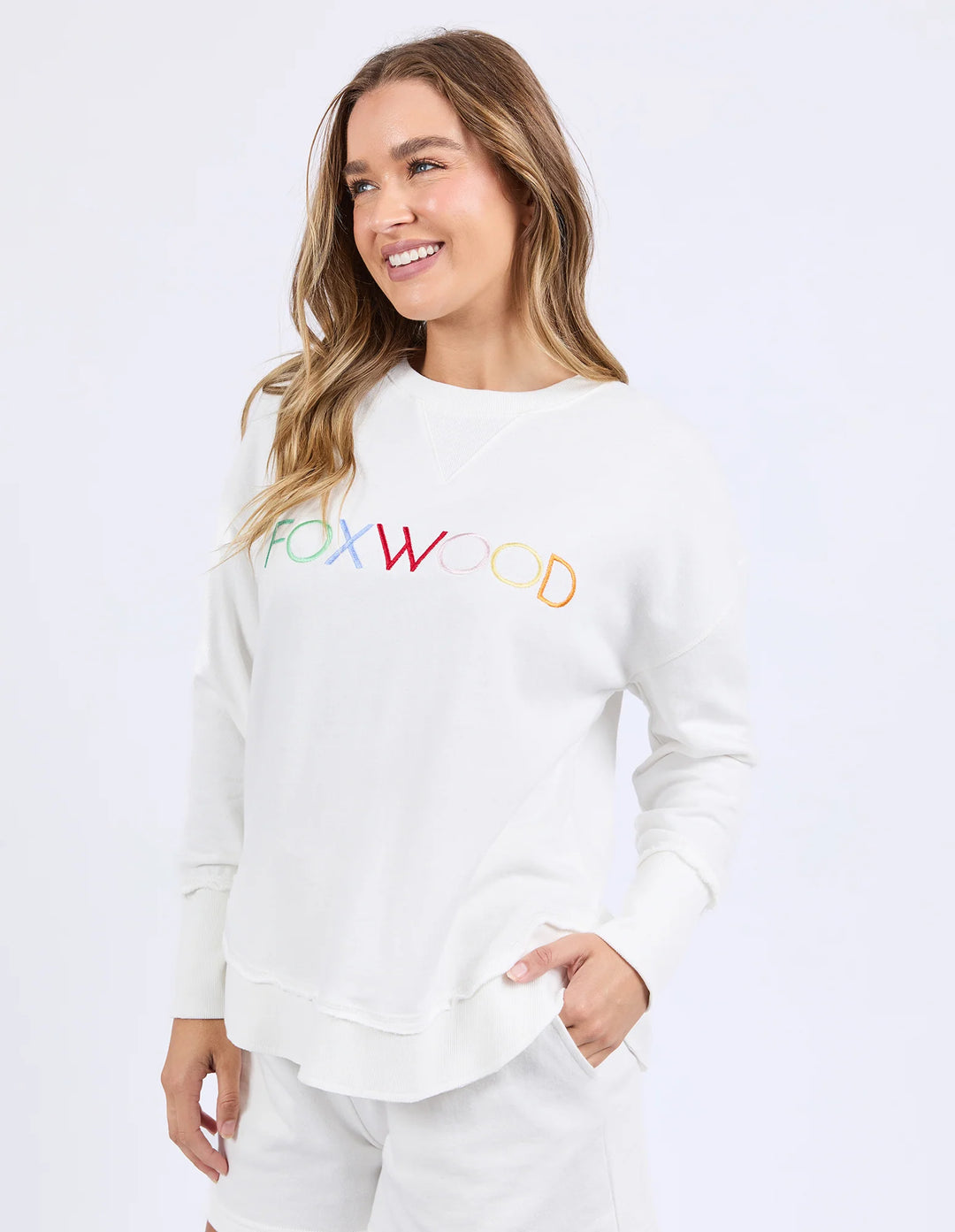 Simplified Confetti Crew - Vintage White