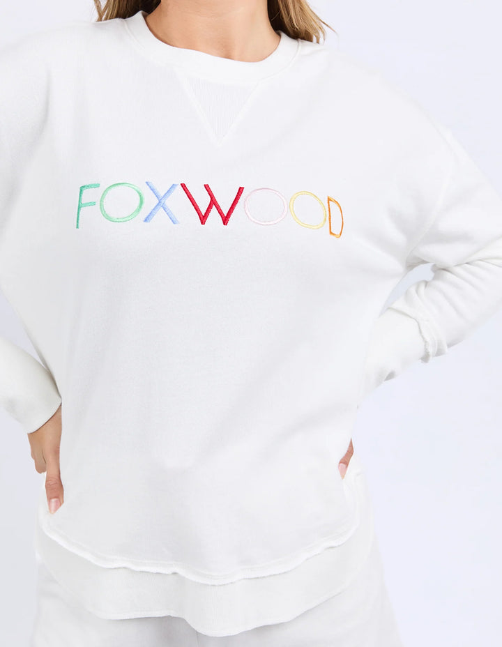 Simplified Confetti Crew - Vintage White