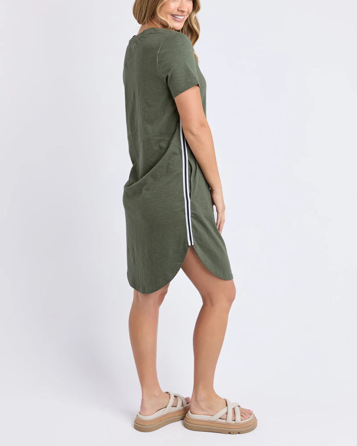 Bay Tape Dress - Khaki
