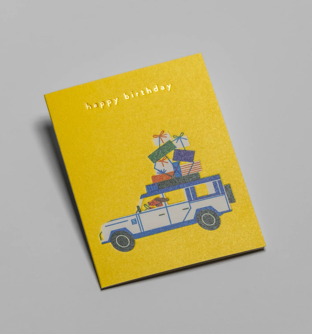 Lagom | Card Birthday HB Car/Gifts Mini | Shut the Front Door