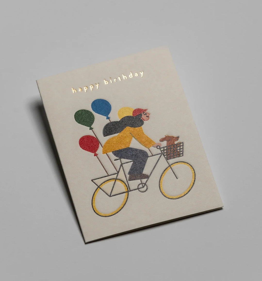Lagom | Card Birthday HB Bike/Balloons Mini | Shut the Front Door