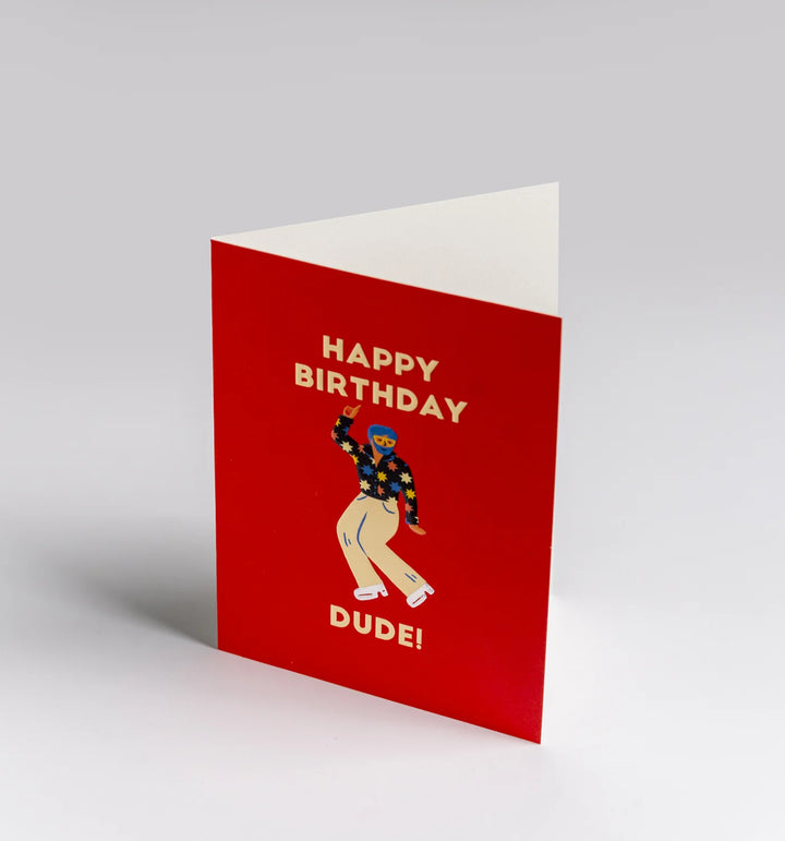 Lagom | Card Happy Birthday Dude! Mini | Shut the Front Door