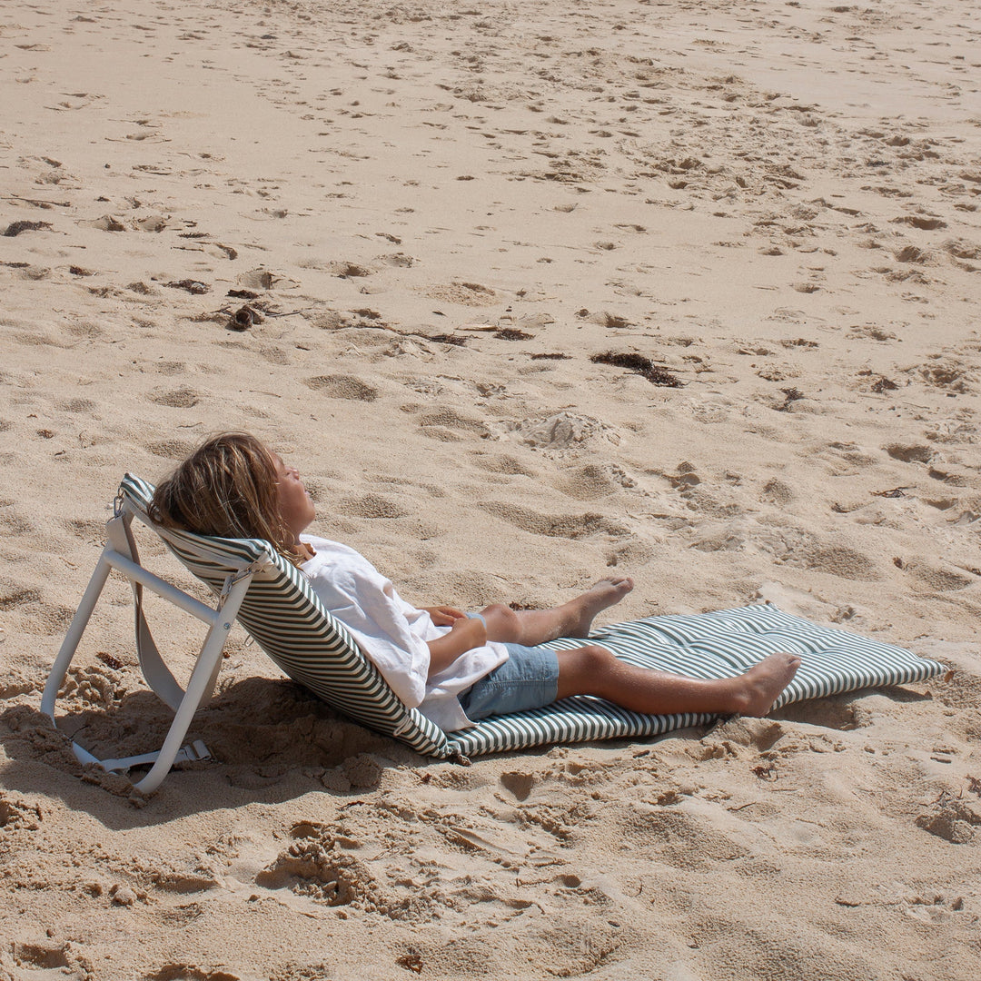 Sunnylife | Reclining Beach Chair - The Vacay Olive | Shut the Front Door
