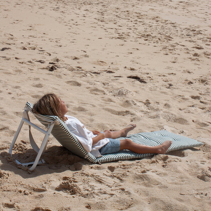 Sunnylife | Reclining Beach Chair - The Vacay Olive | Shut the Front Door