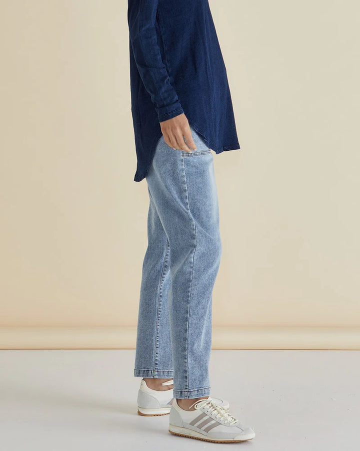 Betty Basics | Haven Straight Leg Jean - Light Blue Wash | Shut the Front Door