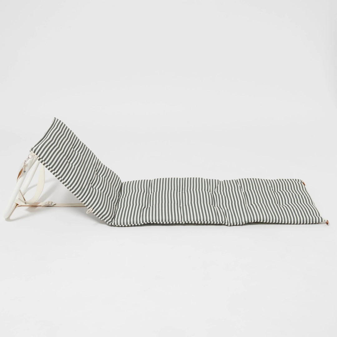 Sunnylife | Reclining Beach Chair - The Vacay Olive | Shut the Front Door