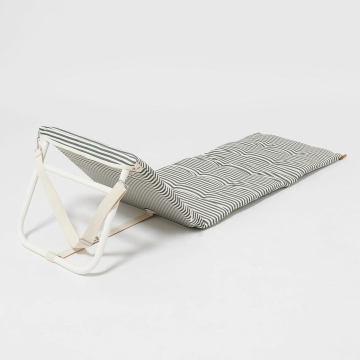 Sunnylife | Reclining Beach Chair - The Vacay Olive | Shut the Front Door