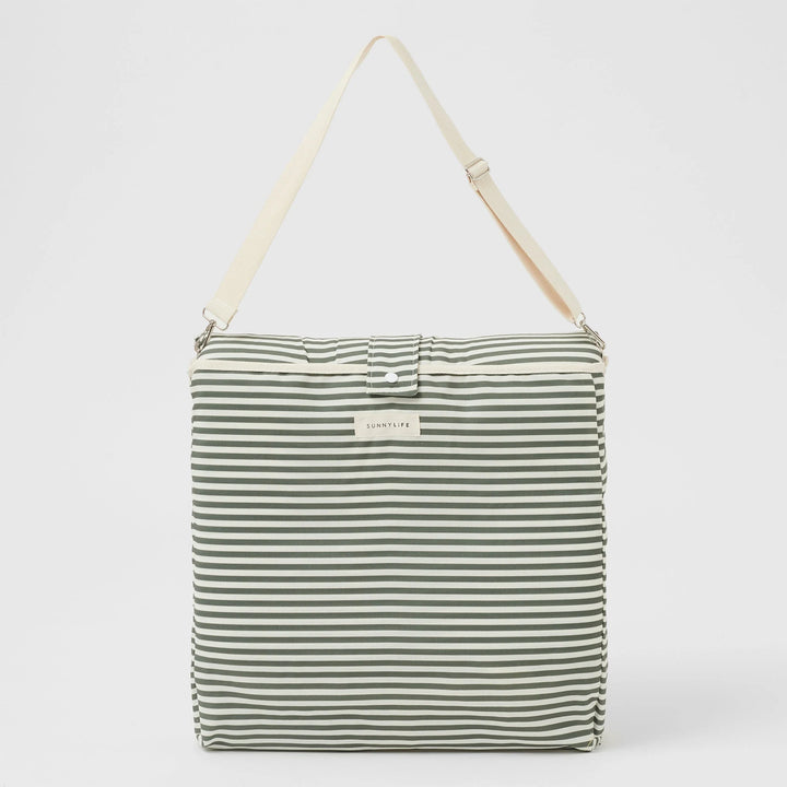 Sunnylife | Reclining Beach Chair - The Vacay Olive | Shut the Front Door