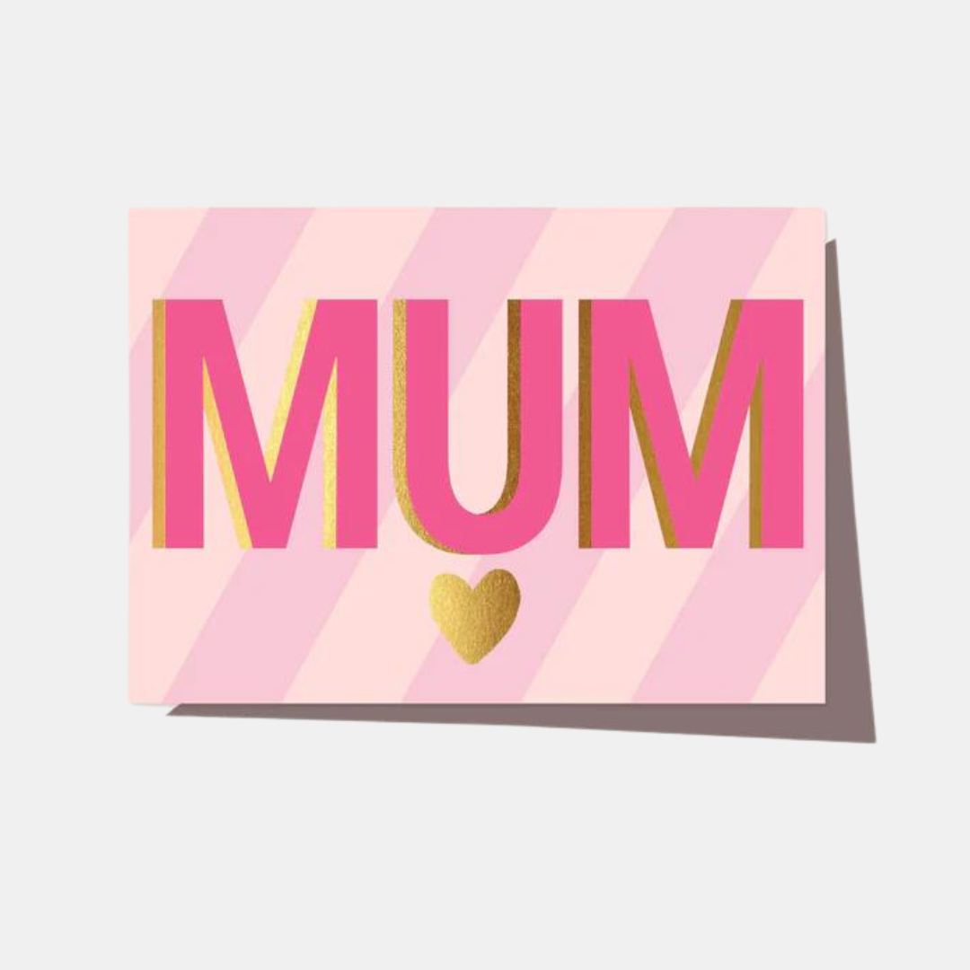 Elm Paper | Card Mum Neon Stripe | Shut the Front Door