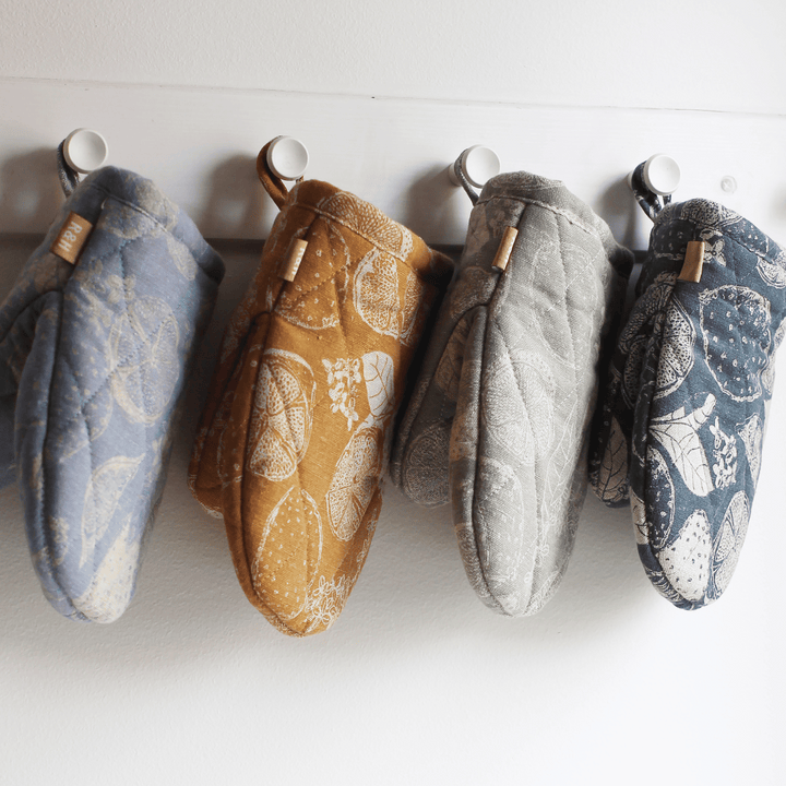 Raine & Humble | Lemon Marmalade Short Oven Glove - Dark Slate | Shut the Front Door