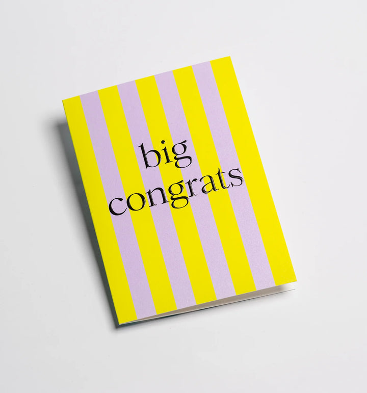 Card Big Congrats