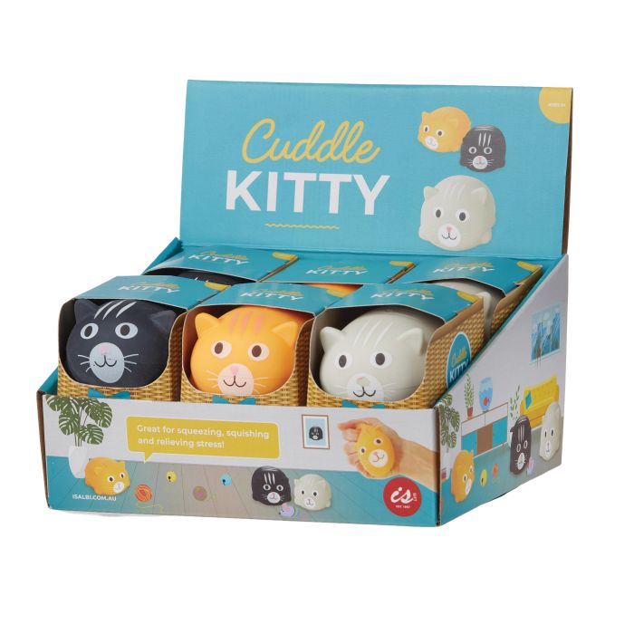 IS Gifts | Cuddle Kitty - White | Shut the Front Door