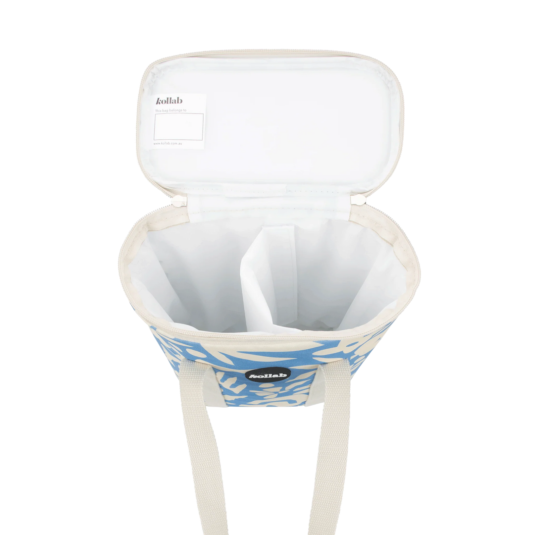 Holiday Wine Cooler Bag - Butter Blue