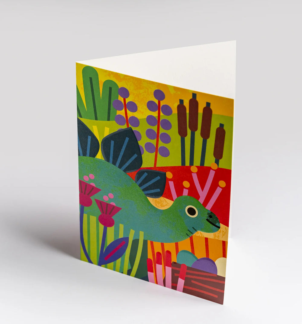 Lagom | Card Blank Stegosaurus | Shut the Front Door
