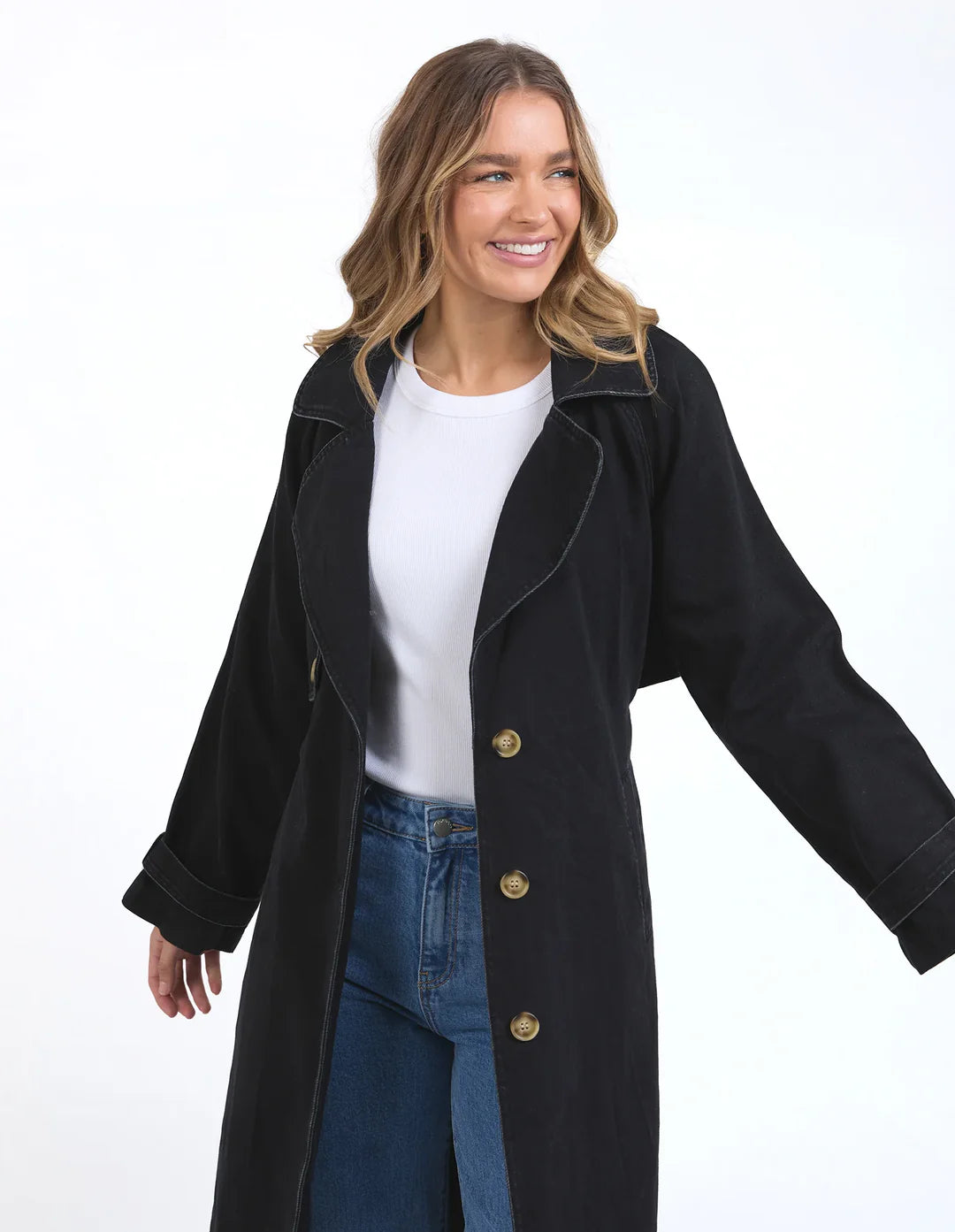 Foxwood | Deuce Trench - Black | Shut the Front Door