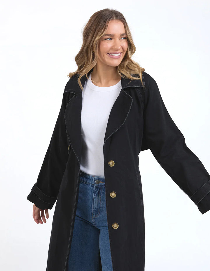 Foxwood | Deuce Trench - Black | Shut the Front Door