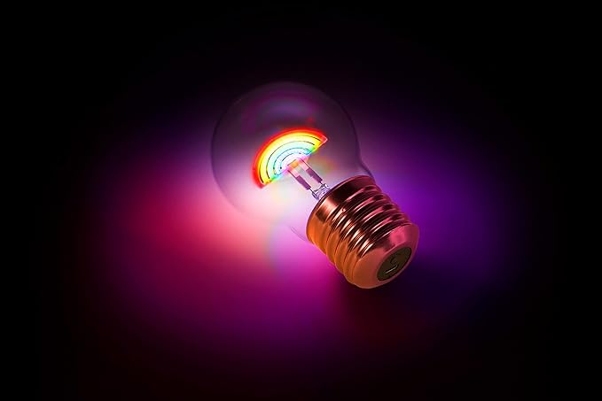 Stellar Haus | Rainbow Lightbulb Lamp USB Recharge | Shut the Front Door