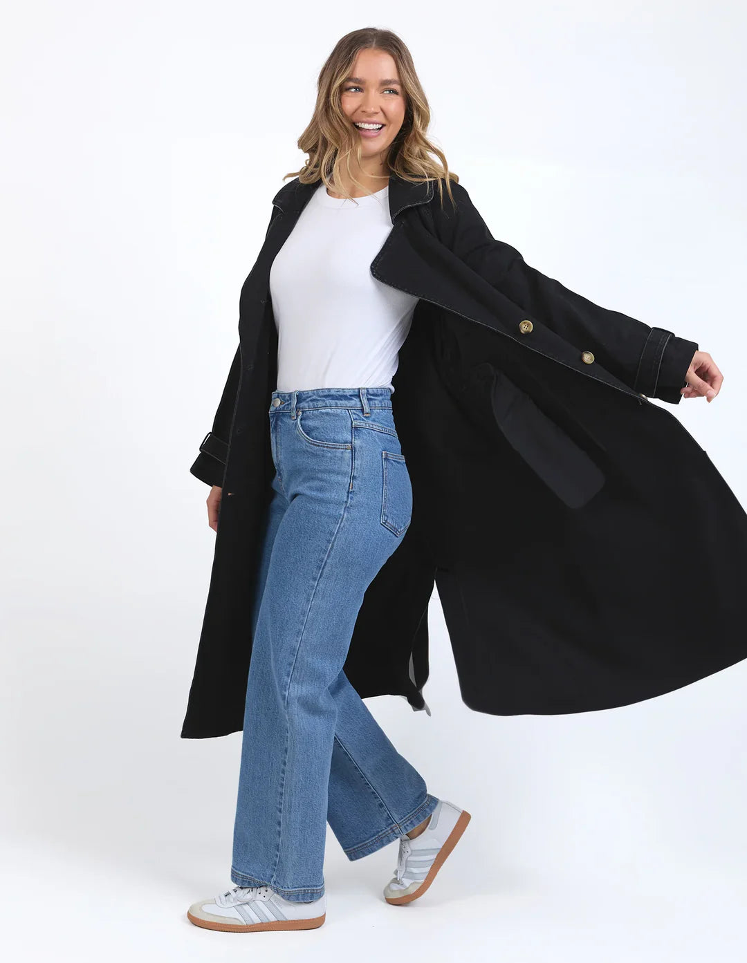 Foxwood | Deuce Trench - Black | Shut the Front Door