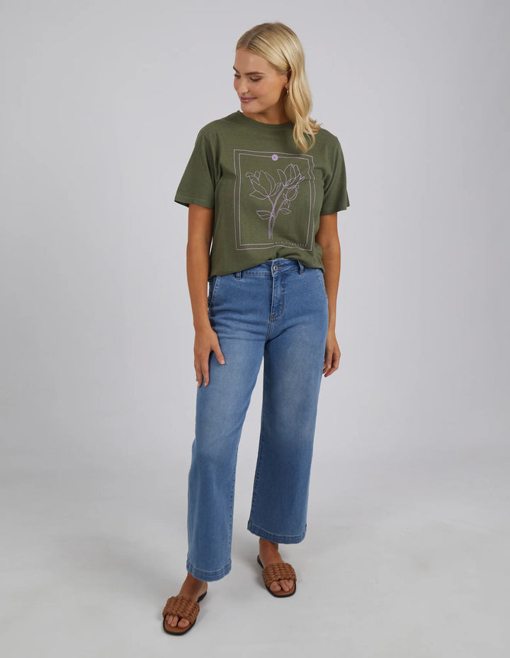Elm Knitwear | Laurel Tee - Clover | Shut the Front Door