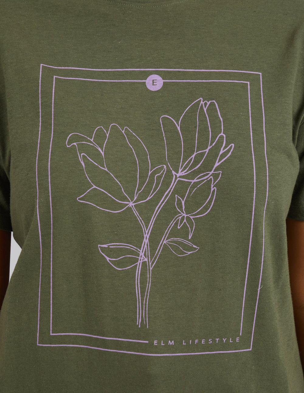 Elm Knitwear | Laurel Tee - Clover | Shut the Front Door