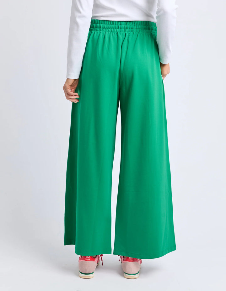 Elm Knitwear | Carmen Wide Leg Pant - Pine Green | Shut the Front Door