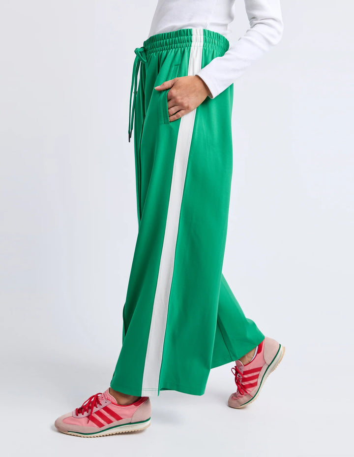 Elm Knitwear | Carmen Wide Leg Pant - Pine Green | Shut the Front Door