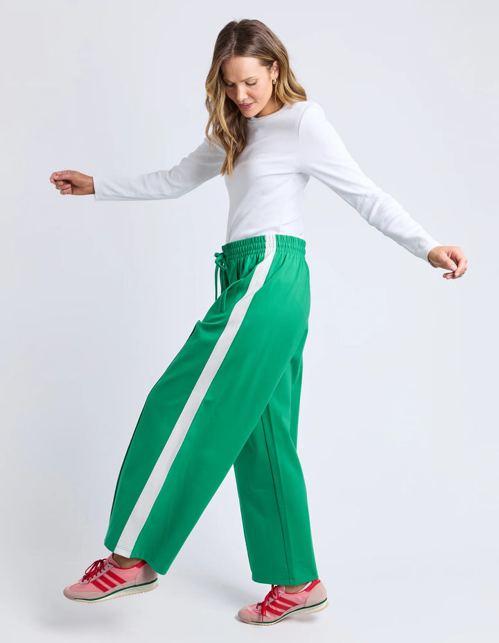 Elm Knitwear | Carmen Wide Leg Pant - Pine Green | Shut the Front Door