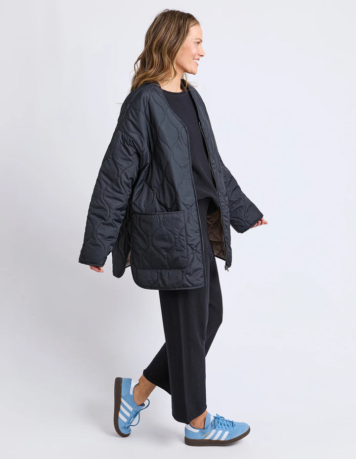 Elm Knitwear | Dusty Jacket - Black | Shut the Front Door