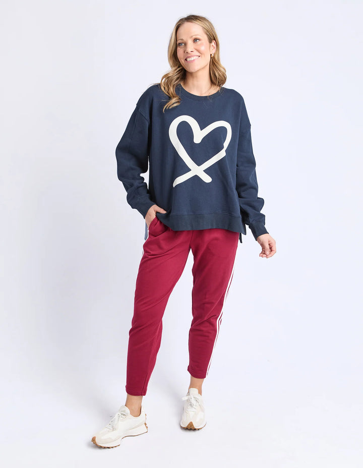 Elm Knitwear | Elin Crew - Navy | Shut the Front Door
