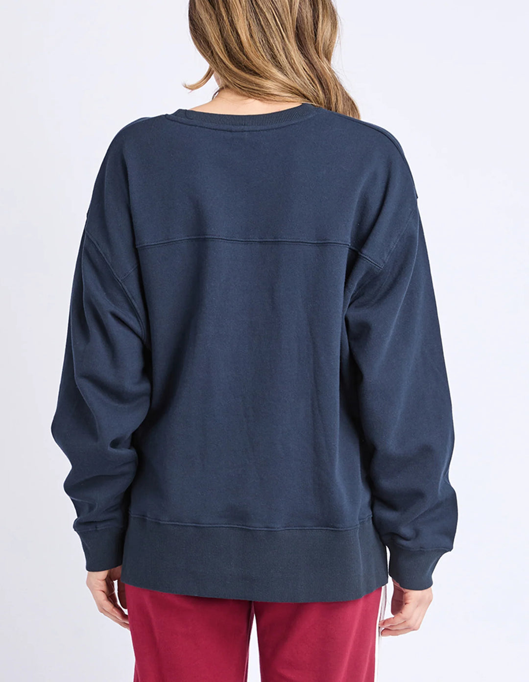 Elm Knitwear | Elin Crew - Navy | Shut the Front Door