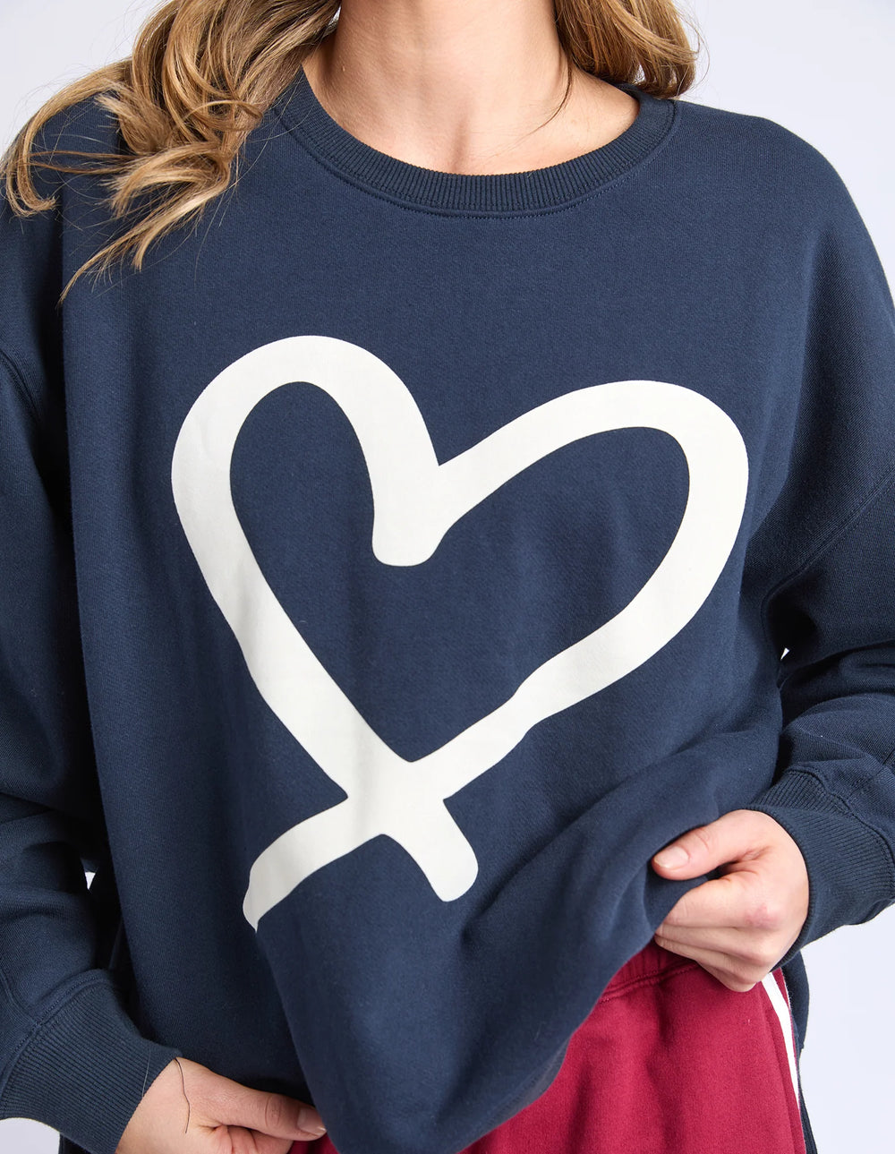 Elm Knitwear | Elin Crew - Navy | Shut the Front Door