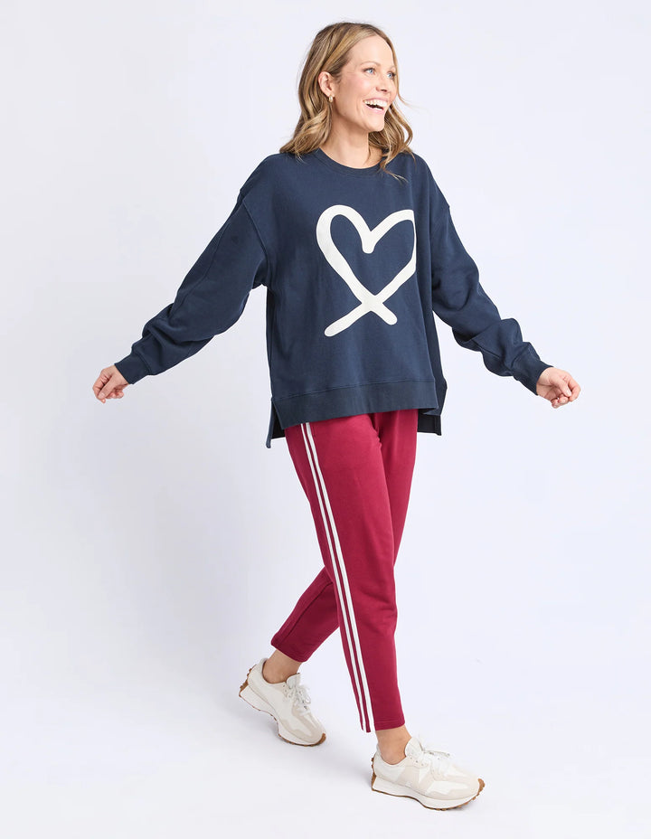 Elm Knitwear | Elin Crew - Navy | Shut the Front Door